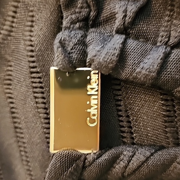 Calvin Klein Black Lightweight Vest Textured Dressy Office Womens Spring Summer - Picture 8 of 10